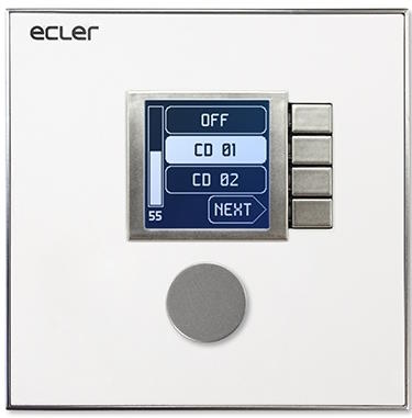 

Контроллер Ecler WPNET4KV 4-кнопочный настенный с LCD-экраном для EclerNet, WPNET4KV