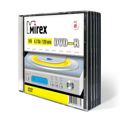 Диск DVD-R Mirex 202387