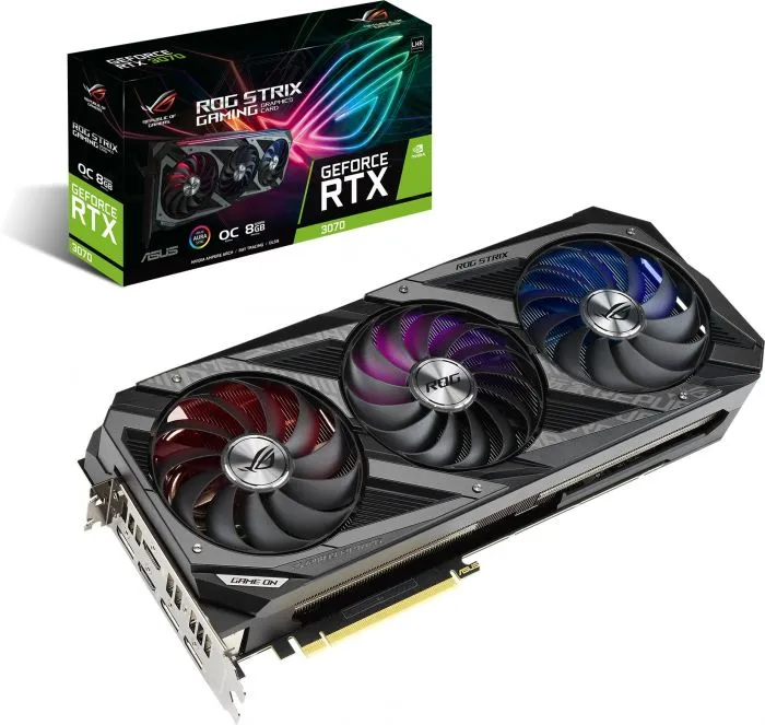 фото ASUS GeForce RTX 3070 Ti ROG STRIX GAMING OC (ROG-STRIX-RTX3070TI-O8G-GAMING)