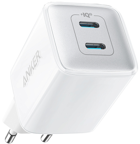 Зарядное устройство сетевое Anker PowerPort 521 Nano Pro 2*USB Type-C для iPhone 13/13 Mini/13 Pro/13 Pro Max/12, Galaxy, Pixel 4/3, iPad/iPad mini, б