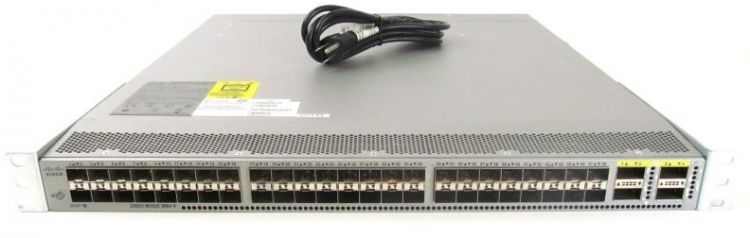 Коммутатор Cisco N3K-C3064PQ-10GX_L3 48x 10Gb SFP+, 4x 40Gb QSFP+ uplink, Layer 3 (Enterprise Services Package (лицензия N3K-LAN1K9)), 2x PS 400W AC, services