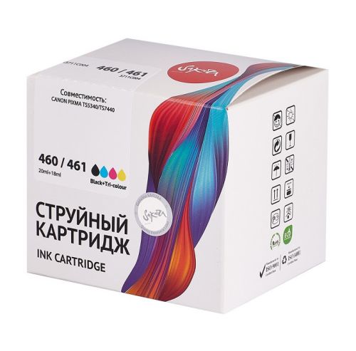 

Картридж струйный Sakura 3711C004 (460 Black/461 Color), 3711C004 (460 Black/461 Color)