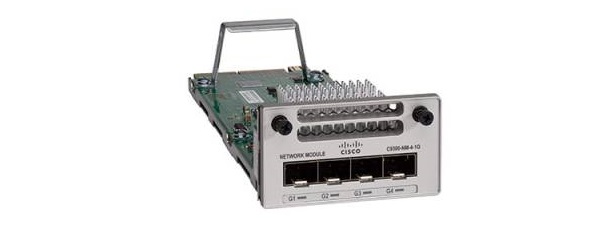 цена Сетевой модуль Cisco C9300-NM-4G= Catalyst 9300 4 x 1GE Network Module, spare