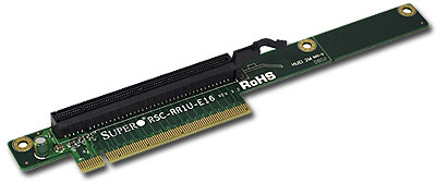 Рейзер Supermicro RSC-RR1U-E16 1U, Fit PCI-E x16, Output PCI-E x16, Passive
