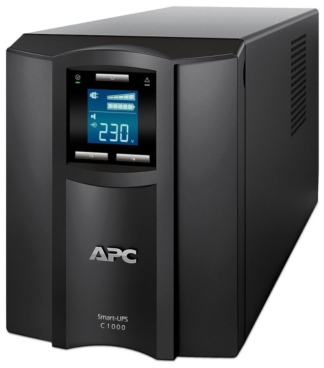 Источник бесперебойного питания APC SMC1000I Smart-UPS C 1000VA/600W, 230V, Line-Interactive, LCD