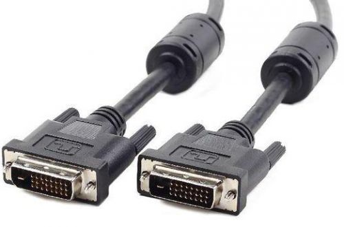 

Кабель интерфейсный DVI-DVI Cablexpert CC-DVI2-BK-10M, CC-DVI2-BK-10M