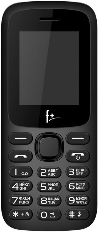 цена Мобильный телефон Fplus F197 Black 2SIM, 1.77'' 128*160, 32/32MB, up to 32GB flash, 0.08Mpix, BT, Micro-USB, 600mAh