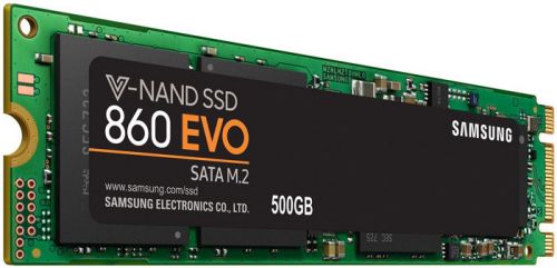Накопитель SSD M.2 2280 Samsung MZ-N6E500BW 860 EVO 500GB V-NAND 3bit MLC SATA 6Gb/s 550/520MB/s 97K/88K IOPS MTBF 1.5M RTL - фото 2