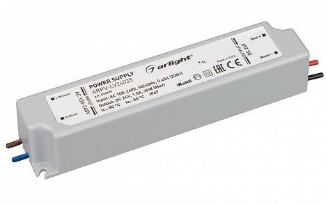 

Блок питания Arlight ARPV-LV24035 010999 24V, 1.5A, 36W, IP67, пластик, ARPV-LV24035