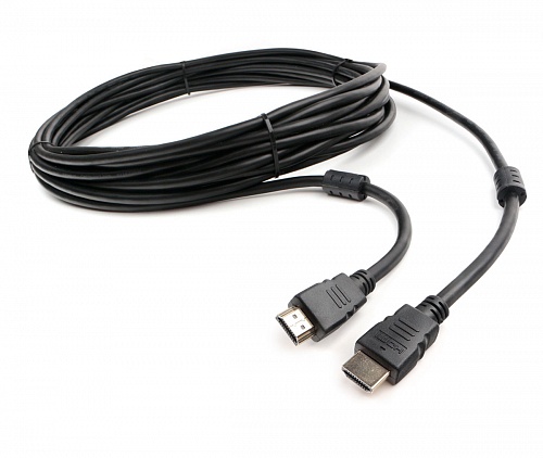 

Кабель интерфейсный HDMI Cablexpert CCF2-HDMI4-7.5M 7,5м, v2.0, 19M/19M, черный, позол.разъемы, экран, 2 ферр кольца, CCF2-HDMI4-7.5M