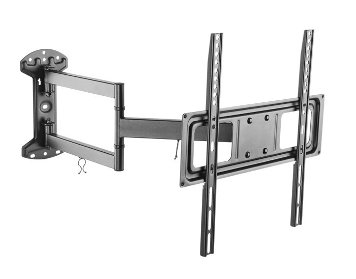 

Кронштейн настенный Ultramounts UM906 для 32"-55" до 35кг, от стены 63~610мм, VESA 200x200,300x300,400x200,400x400, наклон до 15° и подъем до 10°, вле, UM906