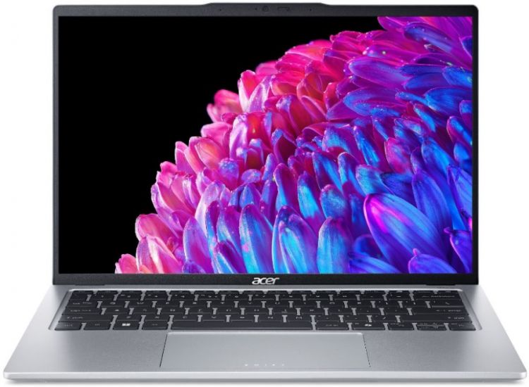 

Ноутбук Acer Swift SFG14-73-77U8 NX.KV4CD.001 U7-155H/16GB/1TB SSD/ARC graphics/14" 3K IPS/WiFi/BT/cam/Win11Home/silver, Swift SFG14-73-77U8