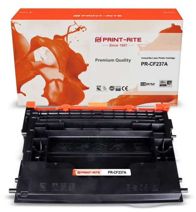 Картридж Print-Rite PR-CF237A черный (11000стр.) для HP LJ M607n/M608n/M608dn/M609x/M631h/M631z/M632