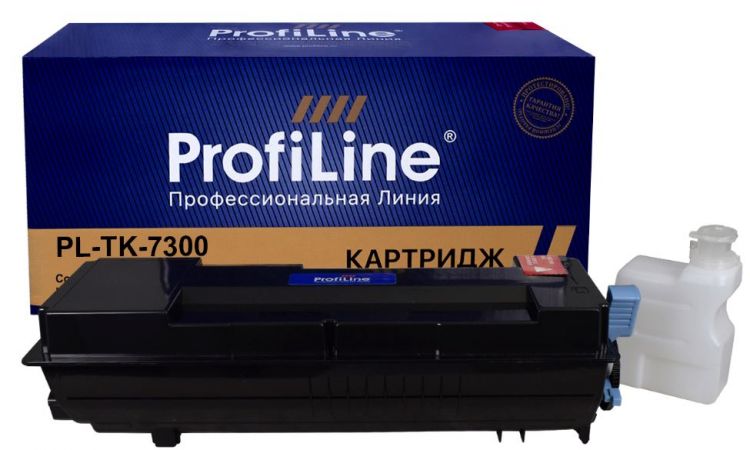 Картридж ProfiLine PL-TK-7300 для Kyocera ECOSYS P4040 с бункером отработанного тонера 15000 копий
