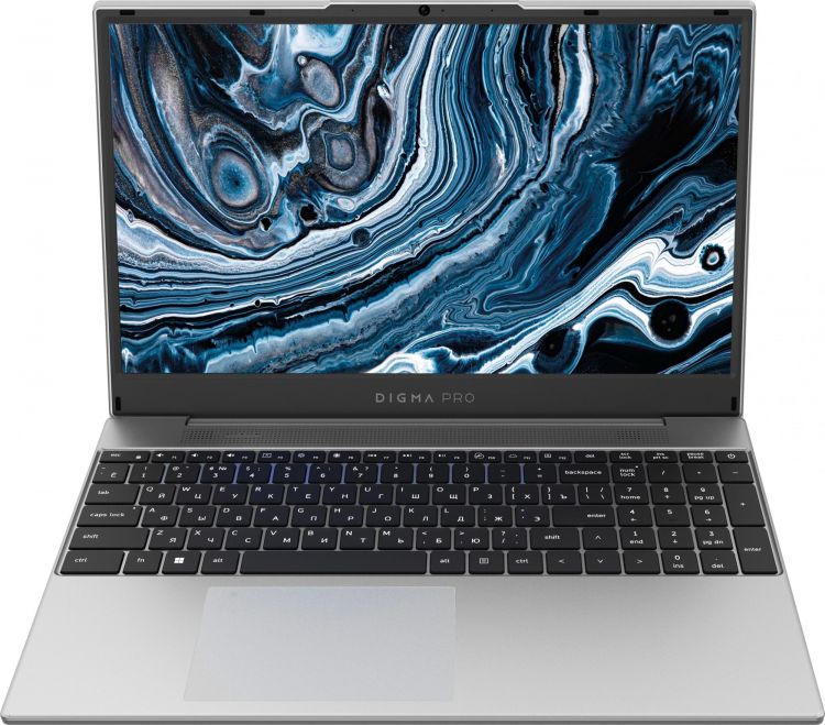 Ноутбук Digma Pro Breve DN15R5-ADXW03 Ryzen 5 5500U/16GB/512GB SSD/15.6" FHD IPS/Radeon Graphics/Win11Pro/silver