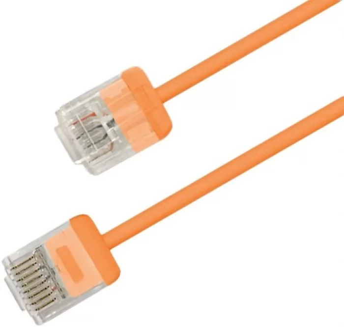 Hyperline PC-LPU-UTP-RJ45-RJ45-C6-2M-LSZH-OR