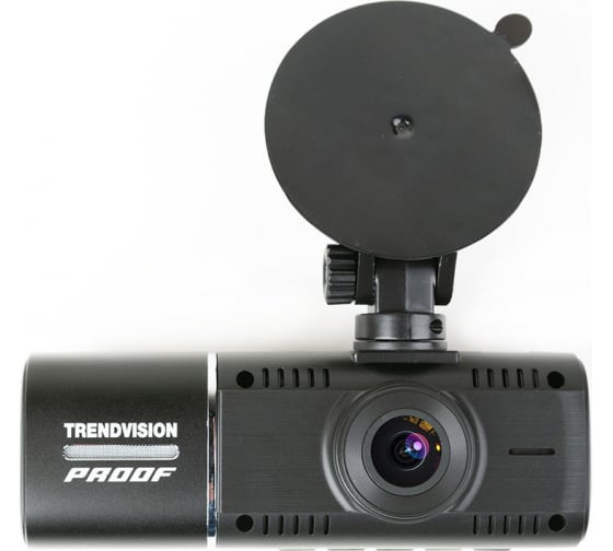 Видеорегистратор автомобильный TrendVision Proof PRO GPS TVPPG 2 камеры, 1920*1080 (30 к/с), G-сенсор, HDR, microSD до 128GB