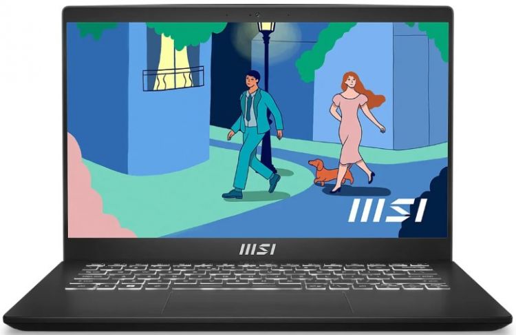 Ноутбук MSI Modern 14 C7M-238RU 9S7-14JK12-238 Ryzen 5 7530U/8GB/512GB SSD/AMD Radeon/14" IPS FHD/WiFi/BT/cam/Win11Home/black