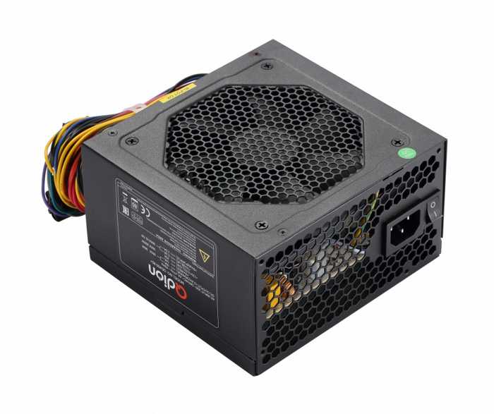 Блок питания ATX Qdion QD400 85+ 400W (ATX 2.31, Active PFC, 80+ Bronze, 120mm fan)