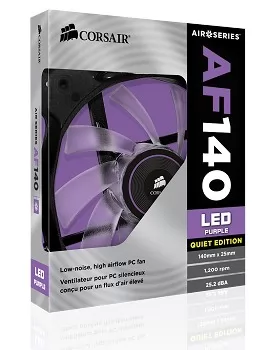 Corsair AF140 LED Purple Quiet Edition
