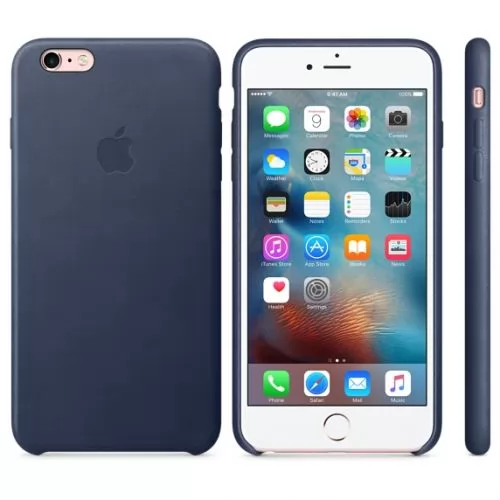 Apple iPhone 6S Plus Leather Case Midnight Blue