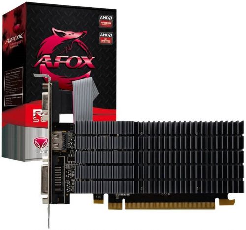 Видеокарта PCI-E Afox Radeon R5 230 AFR5230-1024D3L9-V2 1GB DDR3 64bit 40nm 625/1334MHz D-Sub/DVI-D/HDMI