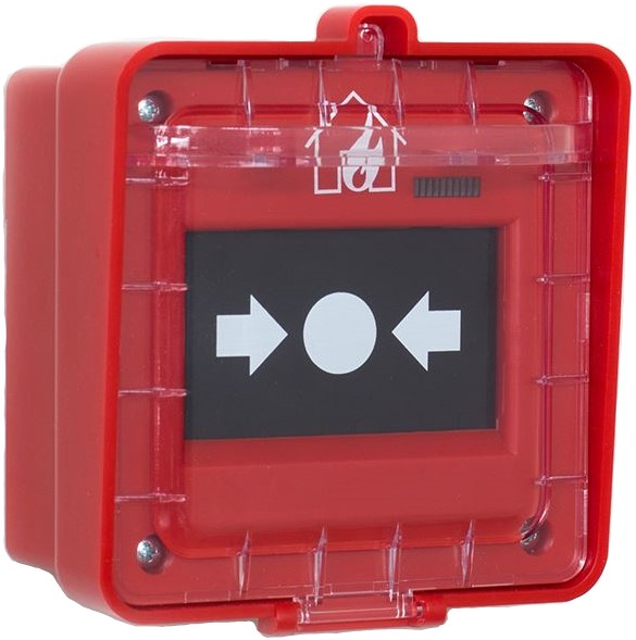Извещатель Си-Норд СН-ИПР пожарный для ручного включения и передачи сигнала пожарной тревоги, цвет красный - фото 1