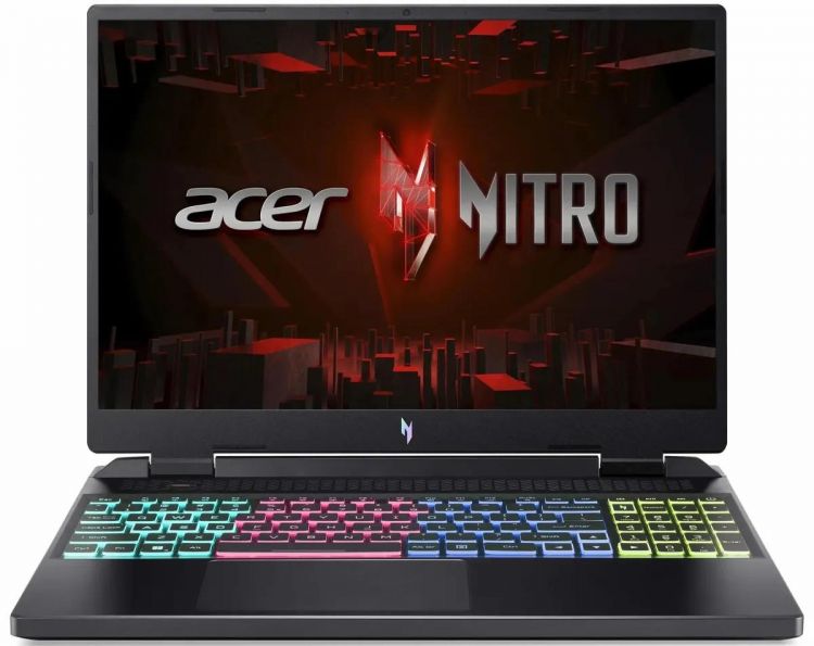 Ноутбук Acer Aspire Nitro AN16-41-R3KB NH.QKCCD.004 Ryzen 7 7735HS/16GB/1TB SSD/GeForce RTX4060/16" WQXGA IPS/WiFi/BT/Win11Home/black