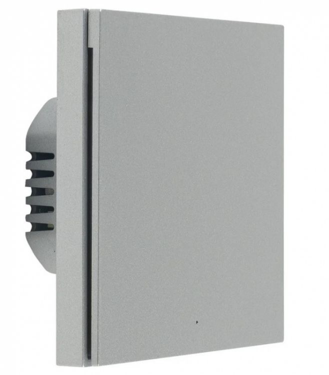 Выключатель Aqara WS-EUK03GR умный H1 EU 1-нокл. с нейтралью, серый