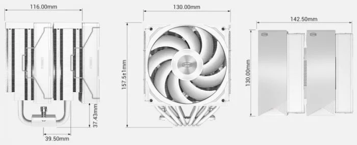 PCCooler RZ620 WH