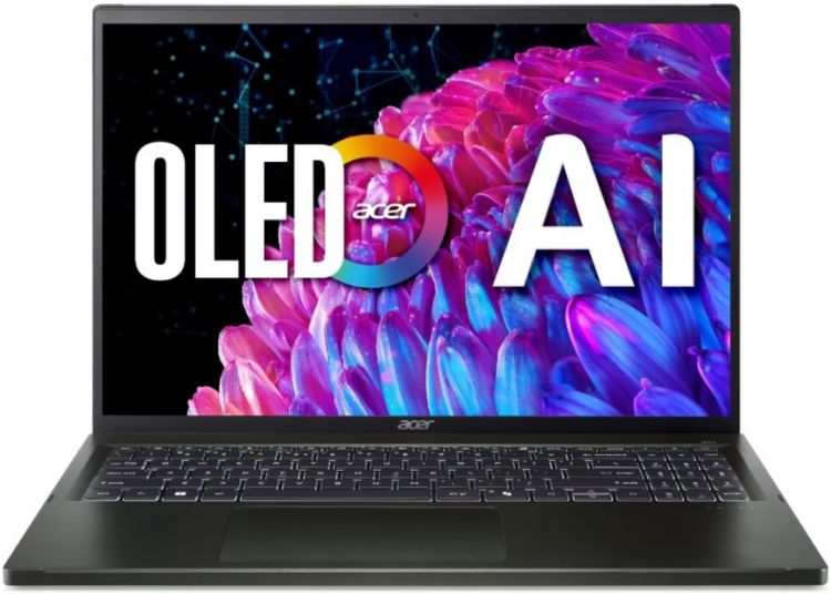 

Ноутбук Acer Swift Edge SFE16-44-R2RD Ryzen 7 8840U/16GB/1TB SSD/Radeon Graphics/16" 3.2K OLED/WiFi/BT/cam/Win11Home/black, Swift Edge SFE16-44-R2RD