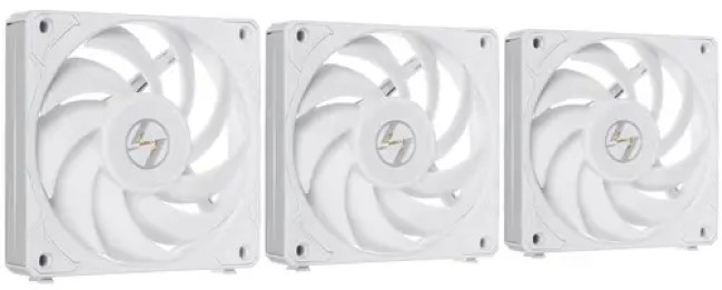 

Вентилятор для корпуса Lian Li UNI FAN P28 120 G99.12P283W.R0 white, 3*120x120x28мм, 300-2600 об/мин, 32.1dBa, PWM, UNI FAN P28 120