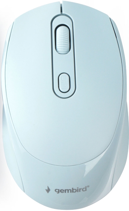 

Мышь Wireless Gembird MUSW-625 2.4ГГц, 2400 DPI, 4кн., голубой, MUSW-625