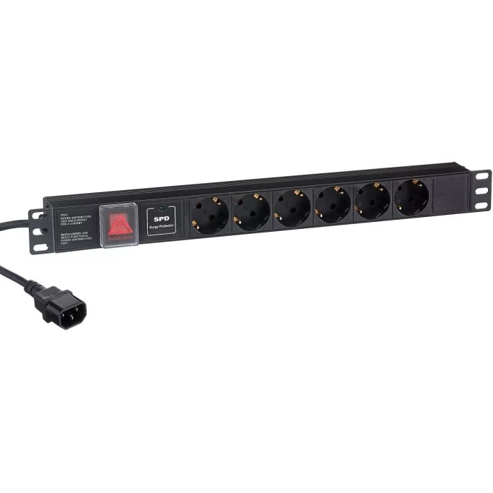 фото Exegate ServerPro PDU-19H609 Al-6S-C14-2CU-SPD1