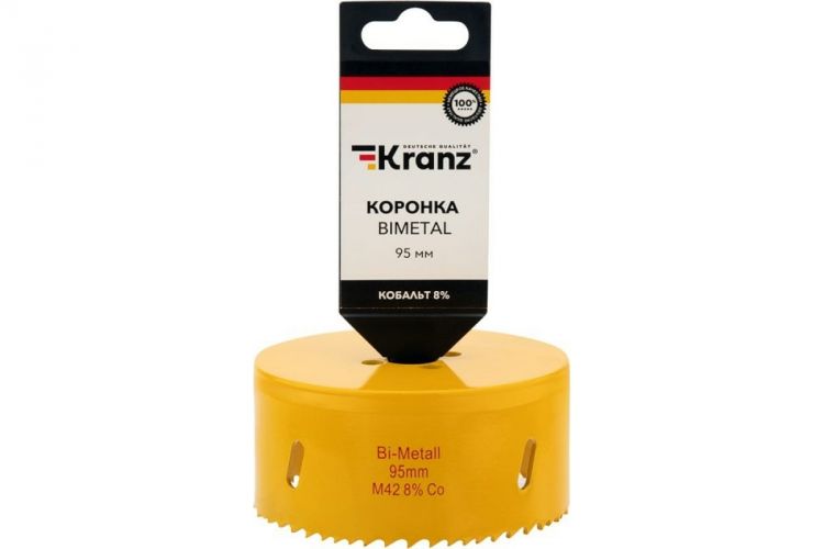 

Коронка KRANZ KR-92-0242 Bimetal 95 мм, KR-92-0242