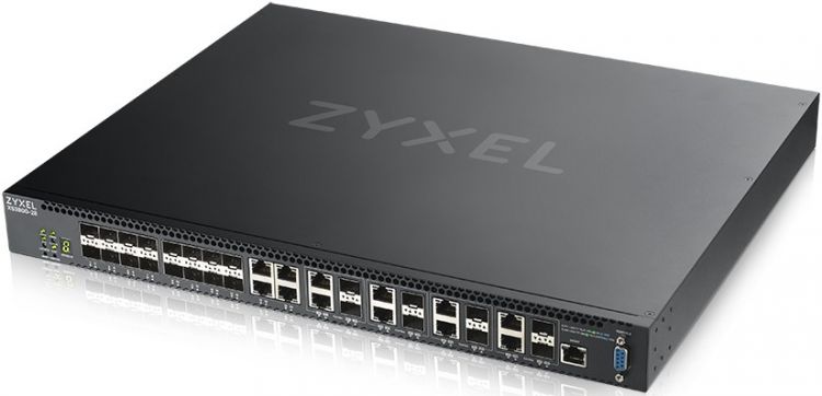 

Коммутатор управляемый ZYXEL XS3800-28 L2+, 4xRJ-45: 1/2,5/5/10G, 8xCombo (SFP: 1/10G, RJ-45: 1/2,5/5/10G), 16xSFP+, 2 источника питания AC, XS3800-28