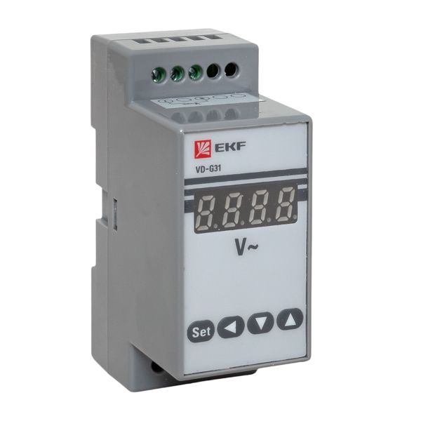 

Вольтметр EKF vd-g31 цифровой на DIN однофазный PROxima (без поверки), vd-g31