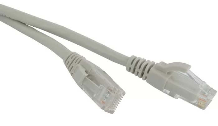 Hyperline PC-LPM-UTP-RJ45-RJ45-C6-1M-LSZH-GY