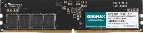 Модуль памяти DDR5 16GB Kingmax KM-LD5-4800-16GS