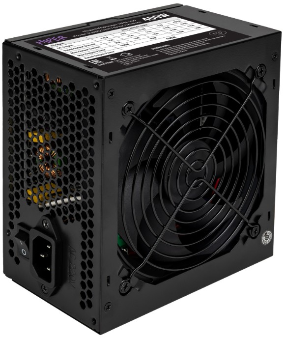 

Блок питания ATX HIPER HPN-400 400W, BOX, HPN-400