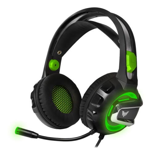 

Гарнитура проводная Crown CMGH-3102 CM000003085 black/green, Virtual sound 7.1, USB, 20Гц-20000Гц, 3.2м, с подсветкой и вибрацией, рег. громкости, мик, CMGH-3102