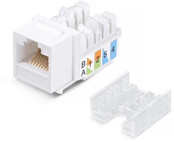 

Модуль Cabeus KJ-RJ45-Cat.5e-90-SW Keystone Jack RJ-45, категория 5e, заделка 110 тип, белая, со стяжкой, KJ-RJ45-Cat.5e-90-SW