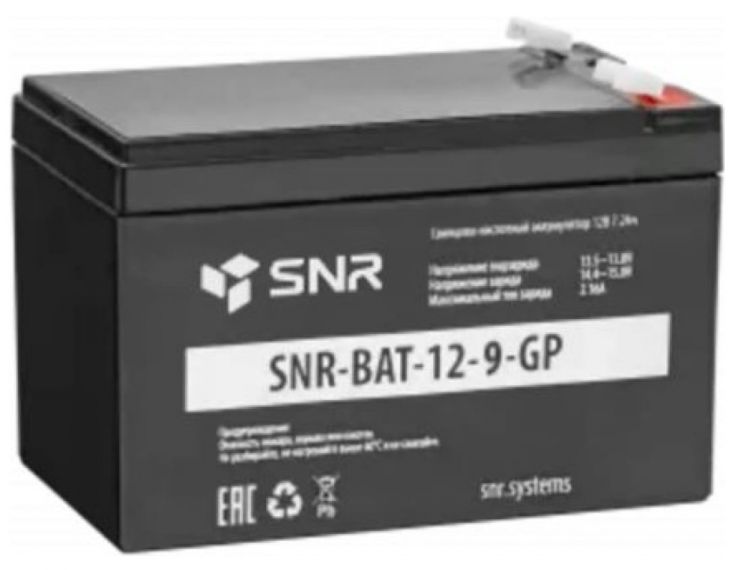 Аккумулятор SNR SNR-BAT-12-9-GP cвинцово-кислотный 12 В 9 Ач