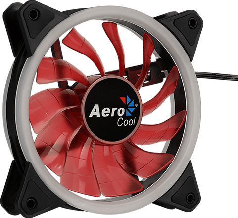 Вентилятор для корпуса AeroCool REV RED 120 120x120mm, 1200 об/мин, 41,3 CFM, 15,1 дБА 3-pin, LED Re