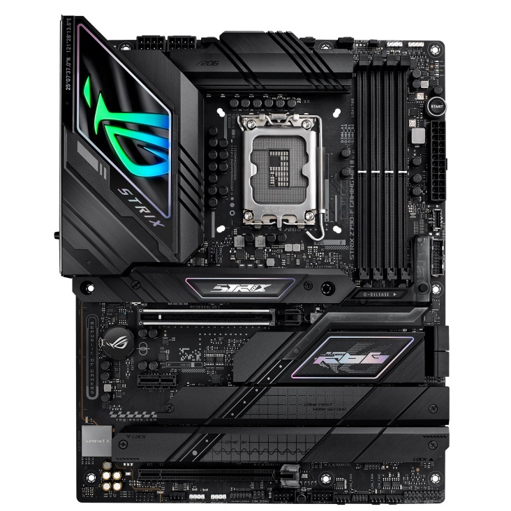 

Материнская плата ATX ASUS ROG STRIX Z790-F GAMING WIFI II (LGA1700, Z790, 4*DDR5 (8000), 4*SATA 6G RAID, 5*M.2, 3*PCIE, 2.5Glan, WiFi, BT, HDMI, DP, ROG STRIX Z790-F GAMING WIFI II