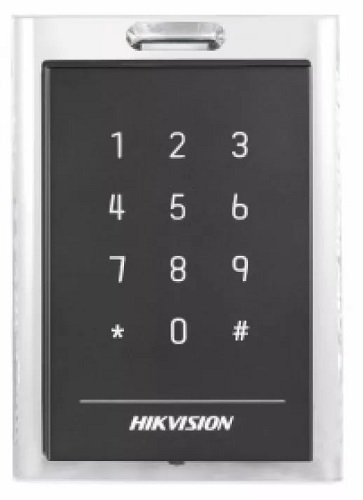 

Считыватель HIKVISION DS-K1101MK Частота считывания 13.56МГц; дальность считывания: 30-50 мм; поддержка протоколов RS485 и Wiegand (W26/W34); DC12В; 6, DS-K1101MK