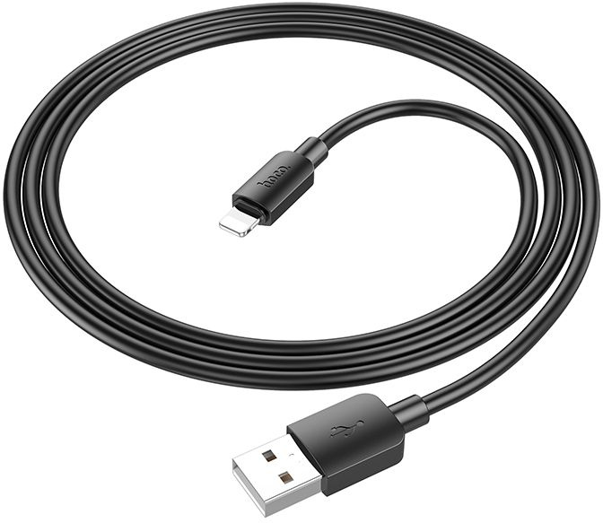 

Кабель интерфейсный Hoco X96 HYPER IP USB (m)-Lightning (m) 1м черный коробка (2002315), X96 HYPER IP