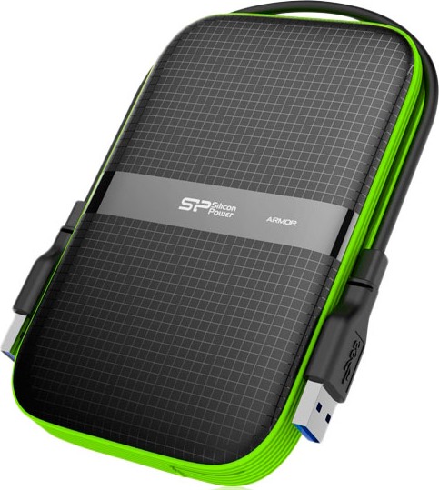 

Внешний диск HDD 2.5'' Silicon Power Armor A60 SP050TBPHDA60S3K 5TB, USB 3.1, black, Armor A60