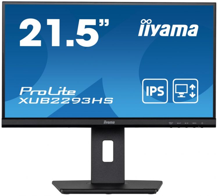 

Монитор 21,5" Iiyama Prolite XUB2293HS черный IPS LED 1920x1080 16:9 HDMI M/M матовая HAS Piv 250cd 178гр/178гр 75Hz DP, ProLite XUB2293HS