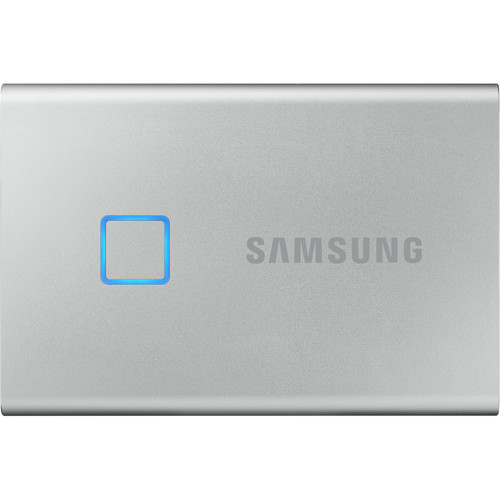 

Внешний SSD USB 3.2 Gen 2 Type-C Samsung MU-PC2T0S/WW T7 Touch 2TB silver, MU-PC2T0S/WW